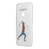Axe Throwing Uncommon Google Pixel Case (Back/Left)