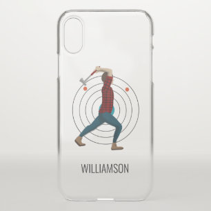 Axe Throwing iPhone X Case