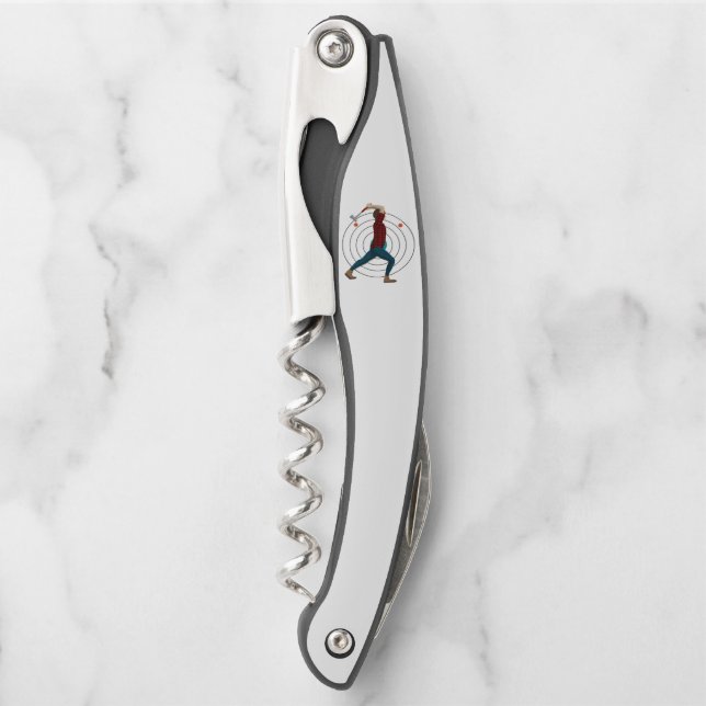 Axe Throwing Waiter's Corkscrew (Front)