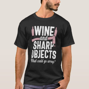 Axe Throwing Wine Targets Hatchet Lumberjack T-Shirt
