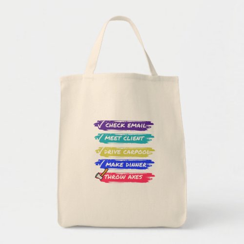 Axe To_Do List Tote