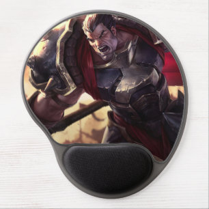 Axe Wielder Gaming Gel Mousepad Warrior Themed