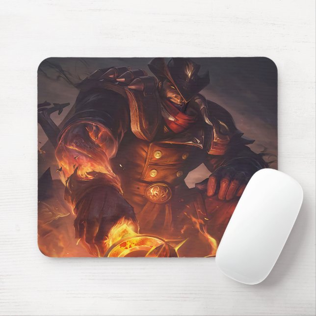 Axe Wielder Gaming Mousepad | High Noon Cowboy Pad (With Mouse)