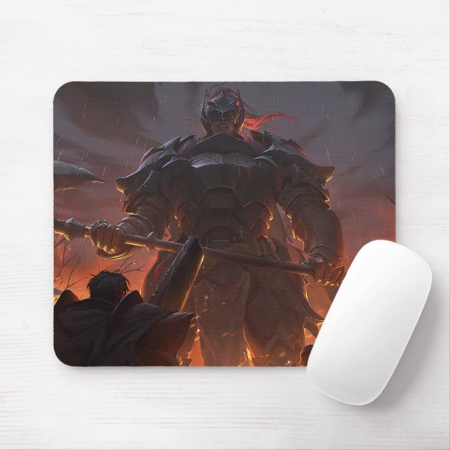 Axe Wielder Gaming Mousepad | Legendary Warrior (With Mouse)
