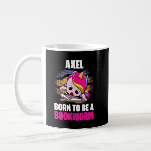 Axel  Born To Be A Bookworm  Personalized  Coffee Mug