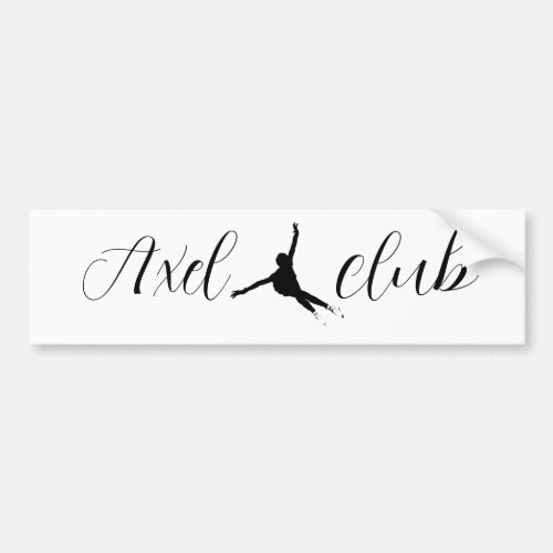 Axel club Sticker Skating Car Sticker