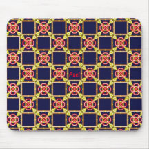 AXEL ~ Fluoro Abstract Pattern ~ Personalized