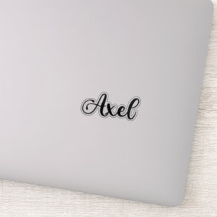 Axel Name - Handwritten Calligraphy Sticker
