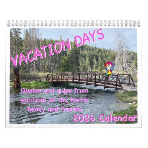 Axel Norris Vacation days 2026 calendar