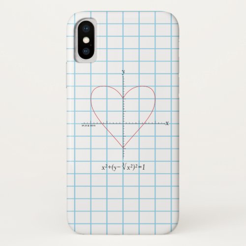 Axes Heart iPhone X Case