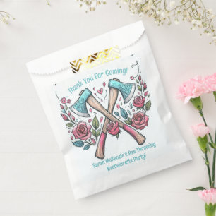 Axes & Roses - Axe Throwing Bachelorette Party Favor Bag