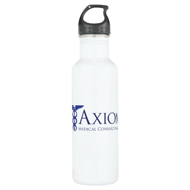 Axiom Stainless Steel Water Bottle (Front)
