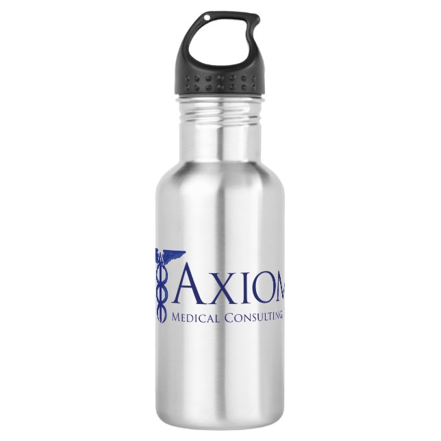 Axiom Stainless Steel Water Bottle (Front)