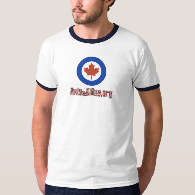 Axis & Allies .org Canada Roundel T-Shirt (Front)