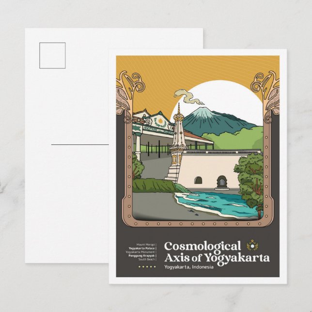 Axis of Yogyakarta Indonesia Travel Postcard (Front/Back)
