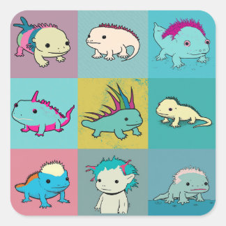 Axofailure 10 square sticker