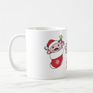 Axololt Christmas cute Axolotls for Holidays Coffee Mug