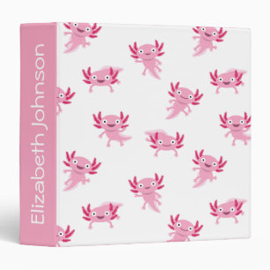 Axolotl 3 Ring Binder