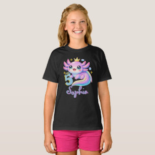 Axolotl Alotl Fun Birthday T-Shirt,Cute Pink Axolo T-Shirt