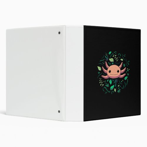 Axolotl Animal Cute Pet  Cool Animal Lovers 3 Ring Binder