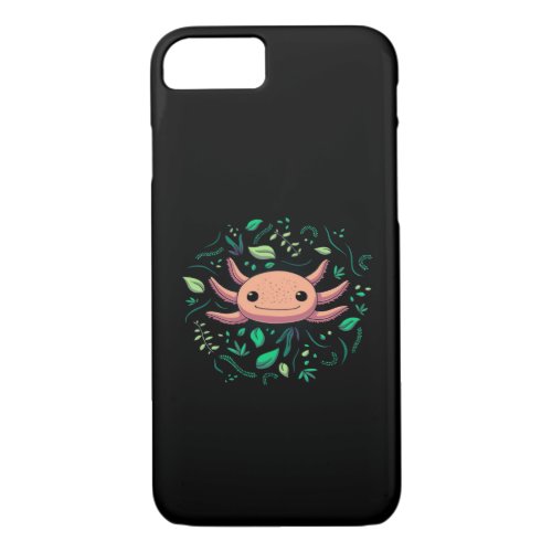 Axolotl Animal Cute Pet  Cool Animal Lovers iPhone 87 Case
