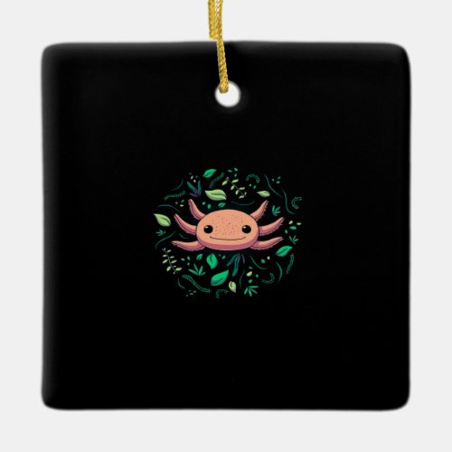 Axolotl Animal Cute Pet  Cool Animal Lovers Ceramic Ornament