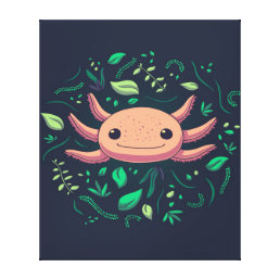 Axolotl Animal | Cute Pet | Funny Animal Lovers Canvas Print