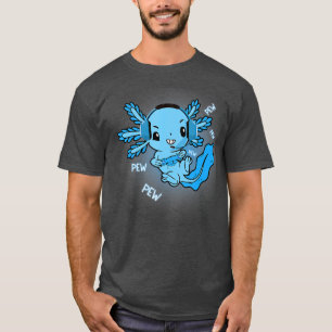 Axolotl Axolotl Fish Playing Video Games Lizard G T-Shirt