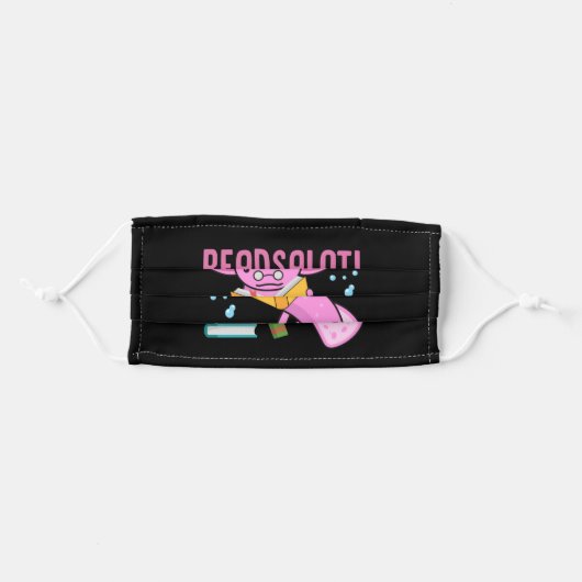 Axolotl, Axolotl snaxalotl, Axolotls Adult Cloth Face Mask (Front, Folded)