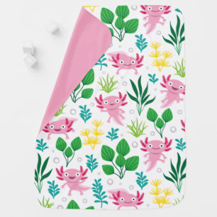 Axolotl Baby Blanket