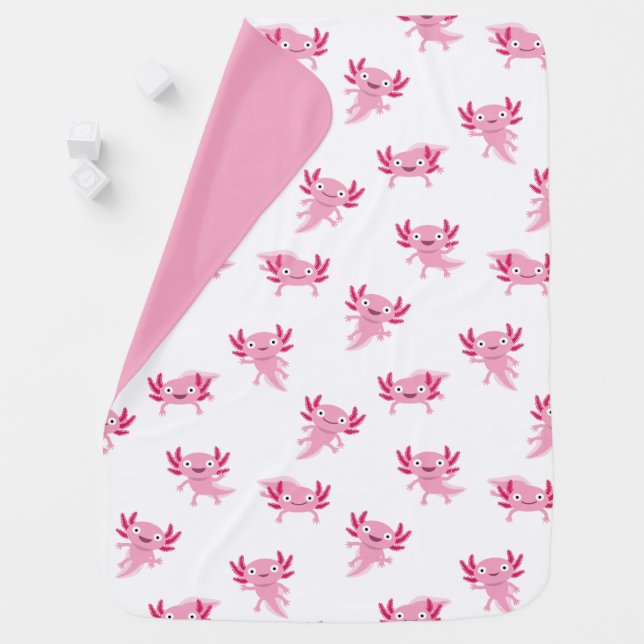 Axolotl Baby Blanket (In Situ)