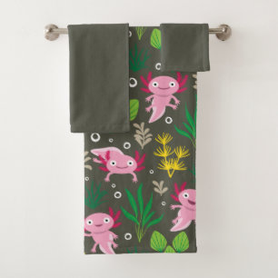 Axolotl Bath Towel Set
