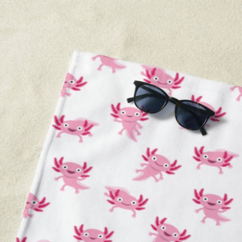 Axolotl Beach Towel