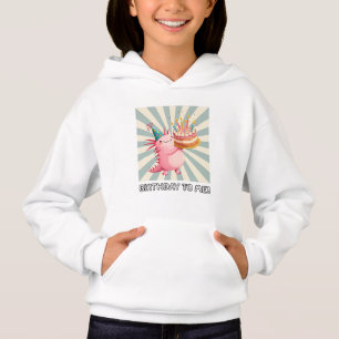 Axolotl birthday hoodie