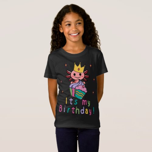 Axolotl Birthday_Shirt T_Shirt