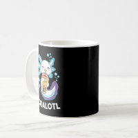 Axolotl Kawaii Japanese Food Front & Back Coffee Mug