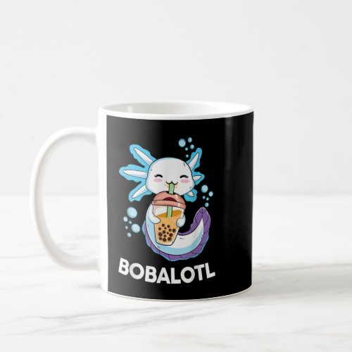 Axolotl Boba Bubble Tea Kawaii Anime Japanese Kids Coffee Mug