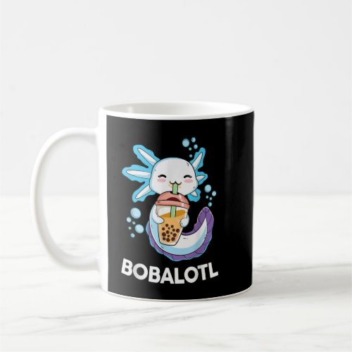 Axolotl Boba Bubble Tea Kawaii Anime Japanese Kids Coffee Mug