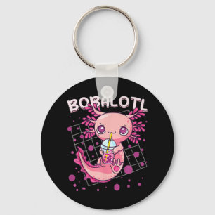 Axolotl Boba Tea Bubble Tea Kawaii Anime Japanese Keychain