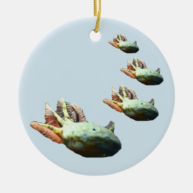 AXOLOTL Christmas Ornament (Front)