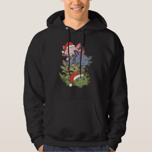 Axolotl Christmas Tree Christmas Animals Axolotls Hoodie