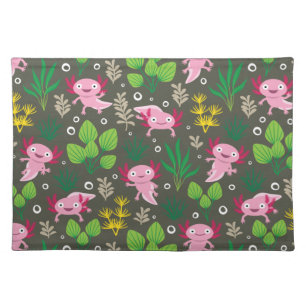 Axolotl Cloth Placemat