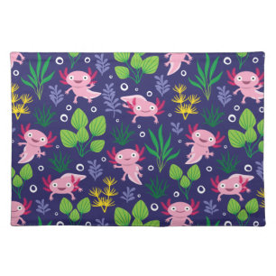 Axolotl Cloth Placemat
