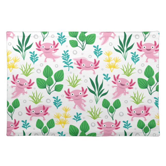 Axolotl Cloth Placemat (Front)