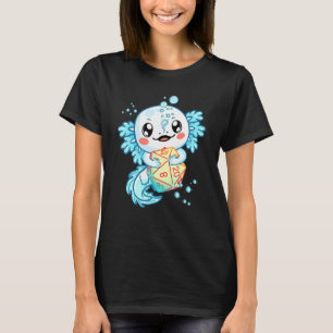   Axolotl Dice For Dragons D20 Rpg Gamer Men Women T-Shirt