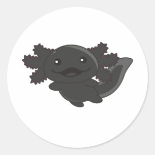 Axolotl Different Types Of Axolotls Cute Animals C Classic Round Sticker