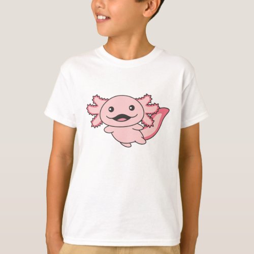 Axolotl Different Types Of Axolotls Cute Animals T_Shirt