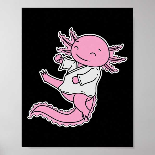 Axolotl Does Karate  Poster (Front)