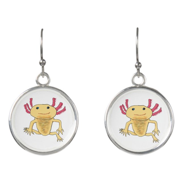 Axolotl Earrings (Front)