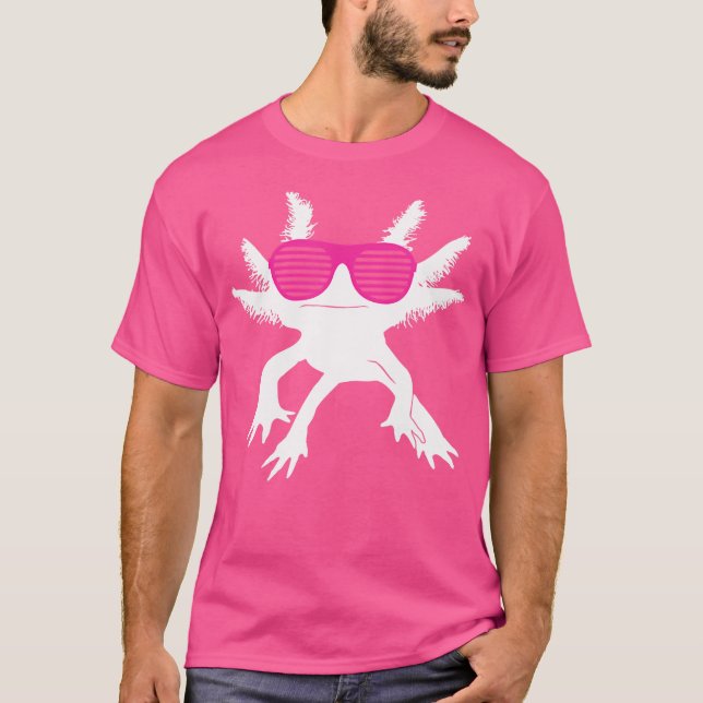 Axolotl Eat Sleep Funny Mexican Salamander T-Shirt (Front)
